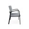 Lesro Newport 2 Seat Tandem Seating Metal Frame No Center Arms, Black, RS Fog Upholstery NP1501 - alternate 2